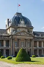 Central pavilion of the École Militaire, Paris, 1752, by Ange-Jacques Gabriel