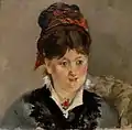 Édouard Manet:Alice Legouvé im Lehnstuhl, um 1875