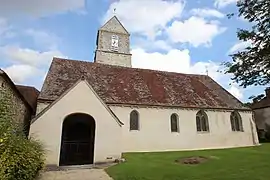 The church in Bleury