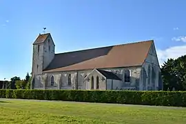 The church in Moulins-sur-Orne