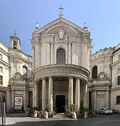 Santa Maria della Pace, Rome, by Pietro da Cortona, 1656–1667