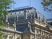 Elaborately decorated roof