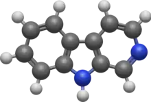 Chemical structure of β-carboline