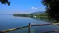 Lake Trichonida, view from Myrtia village.