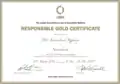 LBMA Responsible Gold Certificate