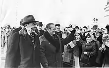 Leonid Brezhnev and Josip Broz Tito in Kyiv in 1973