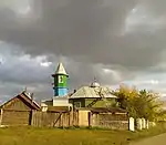 Mosque in Kuluyevo, along the Miass River, in Chelyabinsk.