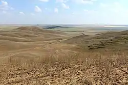 Steppe landscape, Akbulaksky District