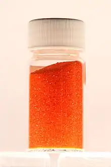 Vial with potassium dichromate