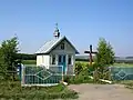 Chapel at an entrance in the Zhnyborody from the w. Duliby.