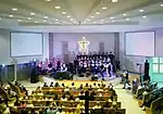 Pentecostal worship in Murmansk.