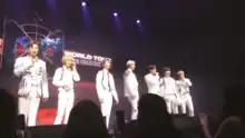 Monsta X on The Connect Tour in 2018