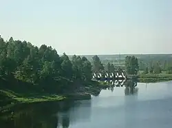 Magdagachinkoye Reservoir in Autumn