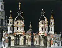 Opened model of The Smolny Cathedral