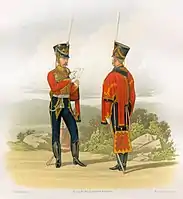 Chief Officer and Private in full dress (1816–1819)