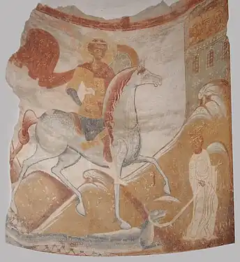 The Staraya Ladoga fresco, c. 1167