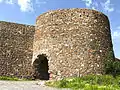 Semi-circular northern bastion and fortress gate