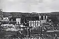 Ayalon, "Tower and Stockade" action: construction of the barracks, 1 January 1939. Photo: Rudi Weissenstein.