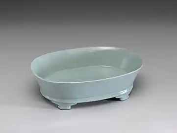 The Narcissus Basin with Light Bluish-green Glaze, Ru ware, c. 1086 – c. 1106.