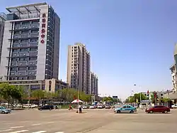 Intersection of Hongqi Road and Xihu Avenune within the subdistrict, 2014