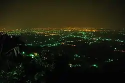 Night view  of Alian District from Dagang Mountain