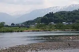 Uonogawa, the river flowing through Uonuma