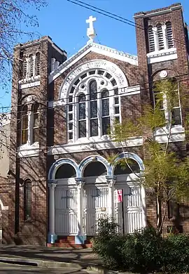 Holy Trinity Greek Orthodox Church, Surry Hills(altered 1931 facade)