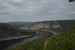 Shaman Rock, Shamanka, and a serge, left-hand side.