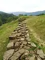 Wall remains at Zyndram's Hill