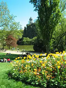 The Parc des Buttes Chaumont (19th arrondissement)