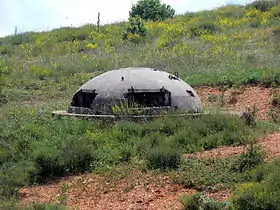 One of over 750,000 bunkers in Albania during the rule of Enver Hoxha