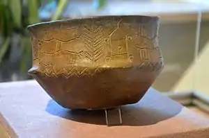 The Bronocice Pot, Poland, c. 3500-3350 BCE.