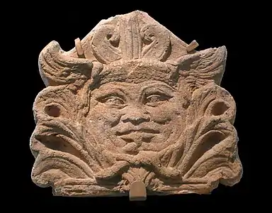 Etruscan antefix from Vulci, 1st century BCE, Vatican City