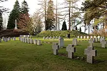 International Military Cemetery, German and British memorial