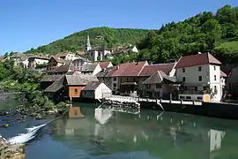 Lods, one of the most beautiful villages of France