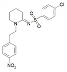 Chemical structure of W-18.