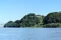 Shingū Castle ruins from the Kumano River