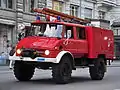 1970s Unimog 416 with Wackenhut crew cab