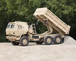 Oshkosh-produced M1157 A1P2 MTV 10-ton Dump in B-kit configuration