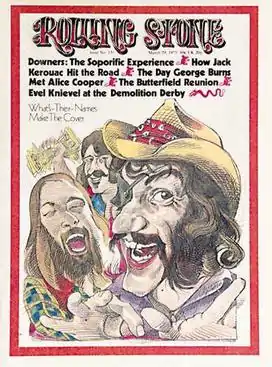 After scoring a hit with the song "The Cover of 'Rolling Stone'" in 1972, the band was featured on the cover of the March 29, 1973 Rolling Stone