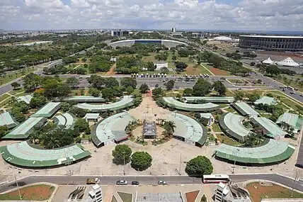 TV Tower Fair from the tower's observation deck