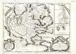 1690 map of Ethiopia (Abyssinia) by Vincenzo Coronelli illustrating Midrabahr (Medri Bahr) in the northern part of the Ethiopian Empire