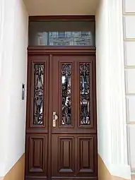 Main entrance door