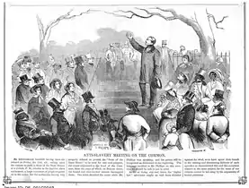 Anti-Slavery meeting on the Boston Common (Gleason's, May 1851)