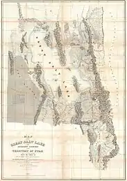 1852 Stansbury Map