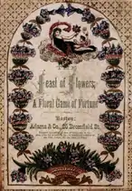 "Feast of Flowers, a Floral Game of Fortune," 1869 (New York Historical Society)