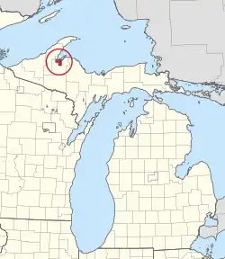 Location within the State of Michigan