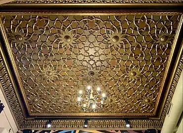 Moorish Revival - Ceiling in the Filitti House (Calea Dorobanților [ro] no. 18), Bucharest, by Ernest Doneaus, c.1910