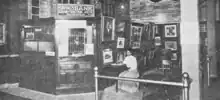 A working branch of The True Reformers Savings Bank within the Negro Building at the 1907 Jamestown Exposition