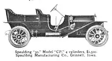 1910 Spaulding 30 Model CP in Motor magazine